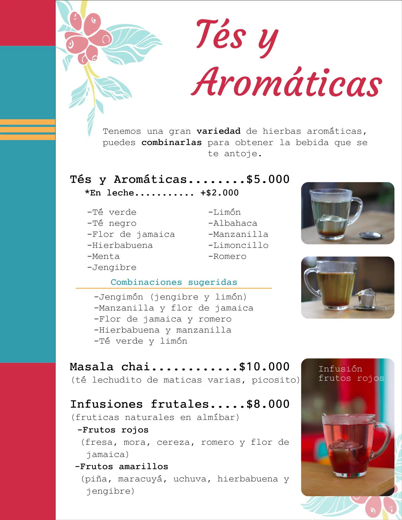 Tés y aromáticas